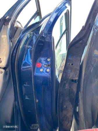 Porta Renault Clio 2 Trás esquerda azul completa - 1