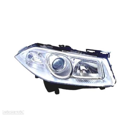 FAROL OPTICA DIREITA PARA RENAULT MEGANE 2 06-08 CROMADO - 1