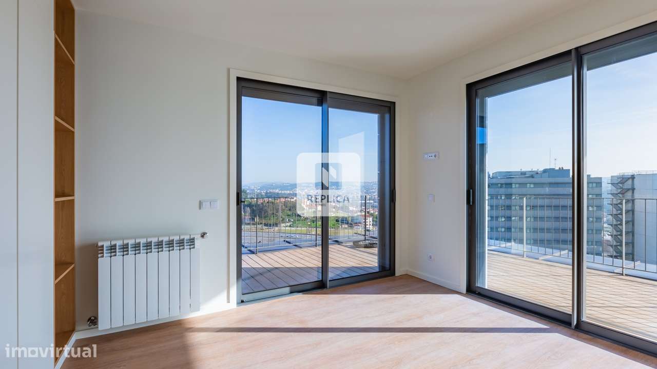 T1 Novo | Terraço 39m2 nas Antas | Vistas Rio Douro - Pronto a Habitar - Grande imagem: 3/24