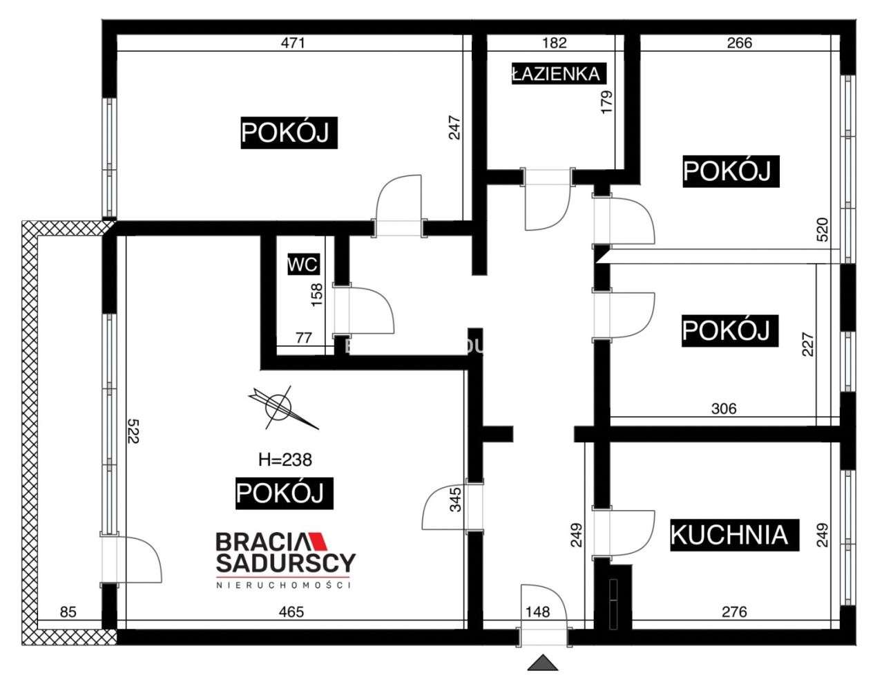 4 niezleżne pokoje / park-skwer / szkoła / Mpk - Pełny obrazek: 3/20