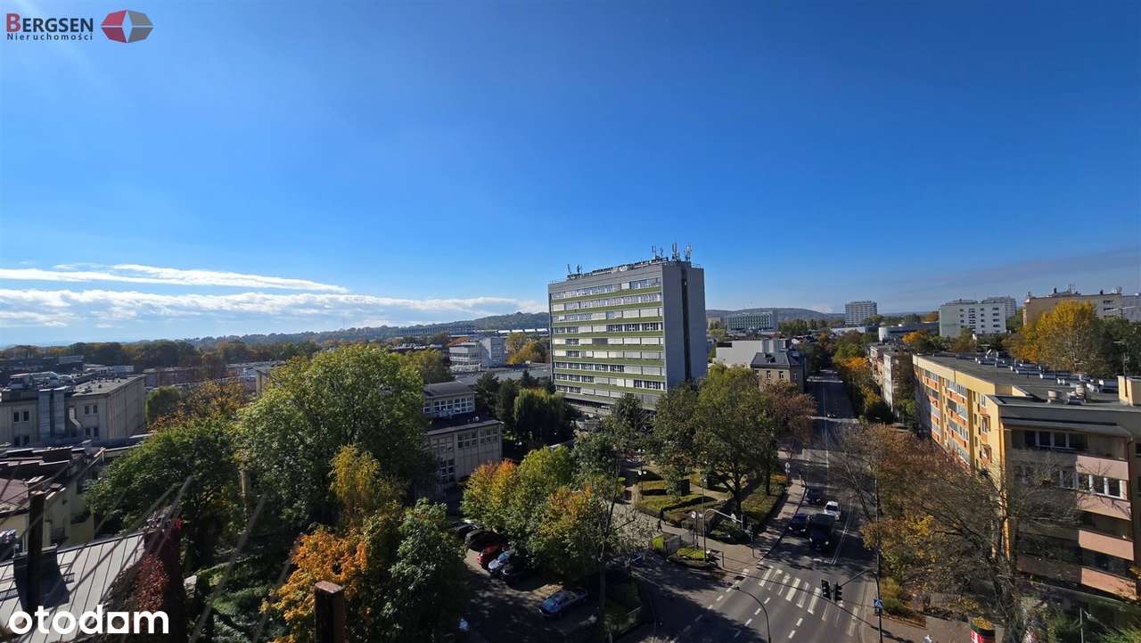 Słoneczne, rozkładowe, loggia, panorama miasta!-0