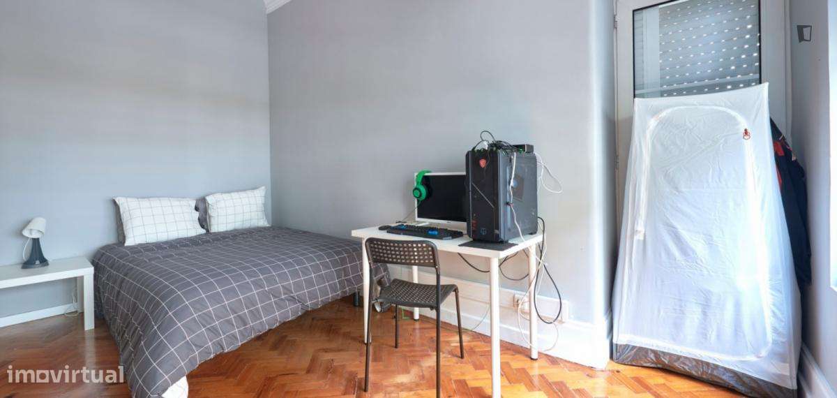 Quarto - localizado em Saldanha Lisbon - Grande imagem: 5/6