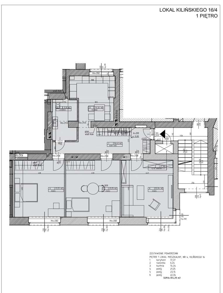3 pok. apartament w centrum Katowic, plac Andrzeja, do zamieszkania-8