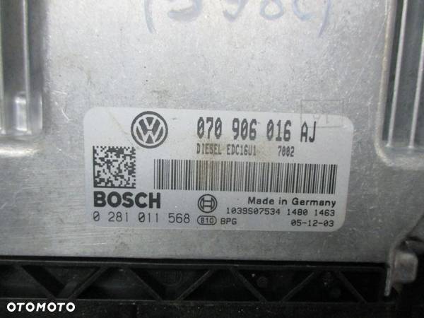 VW T5 2.5 TDI 05R ZESTAW STARTOWY 070906016AJ 7H0937049P 7H0959433B - 5
