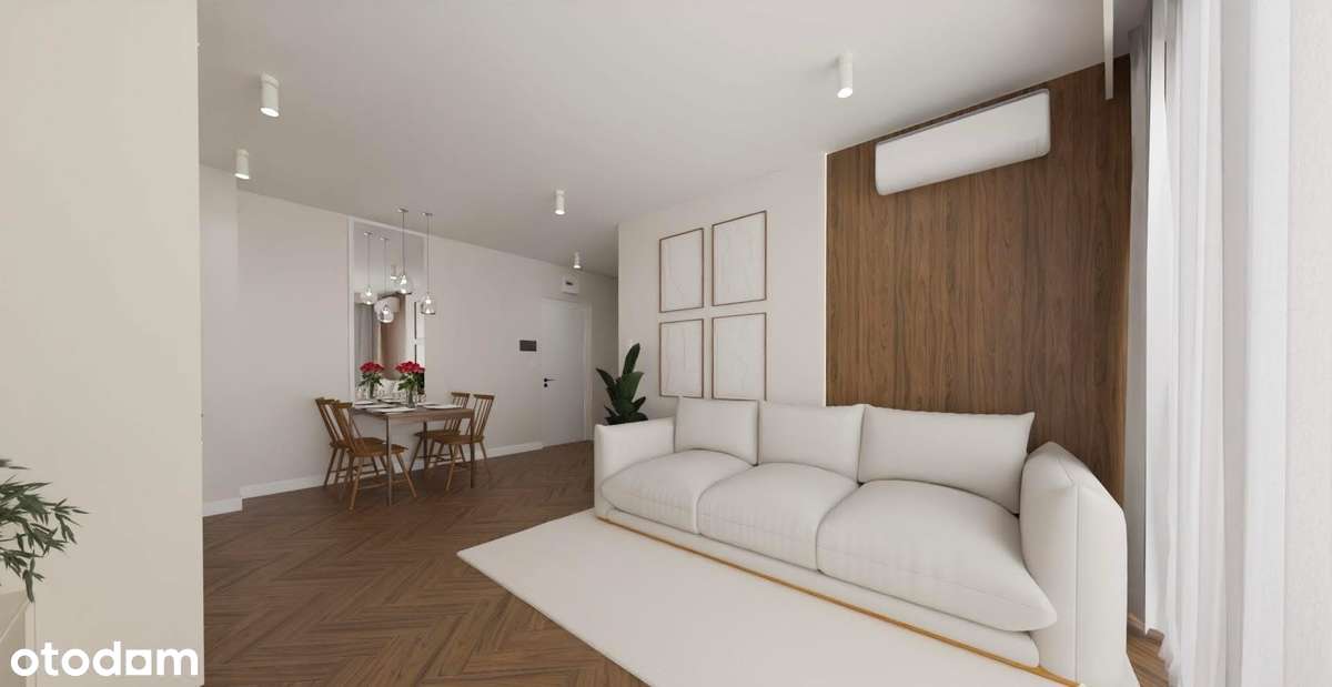 3-pokojowe mieszkanie z dużym przeszkleniem w salonie - Prądnik Biały-1