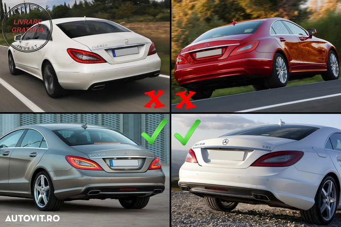 Pachet Exterior Complet Mercedes CLS W218 C218 Sport Line (2011-2018) CLS63 Design- livrare gratuita - 18