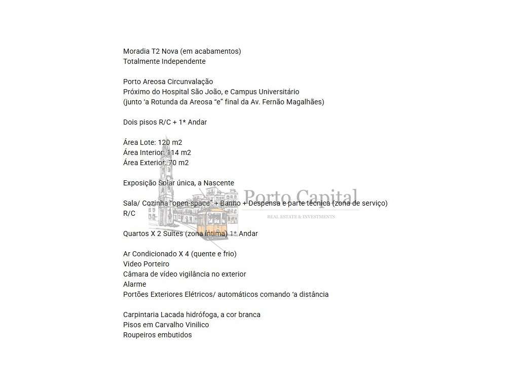 FANTASTICA MORADIA T2 JUNTO AO HOSPITAL DE SÃO JOÃO-17