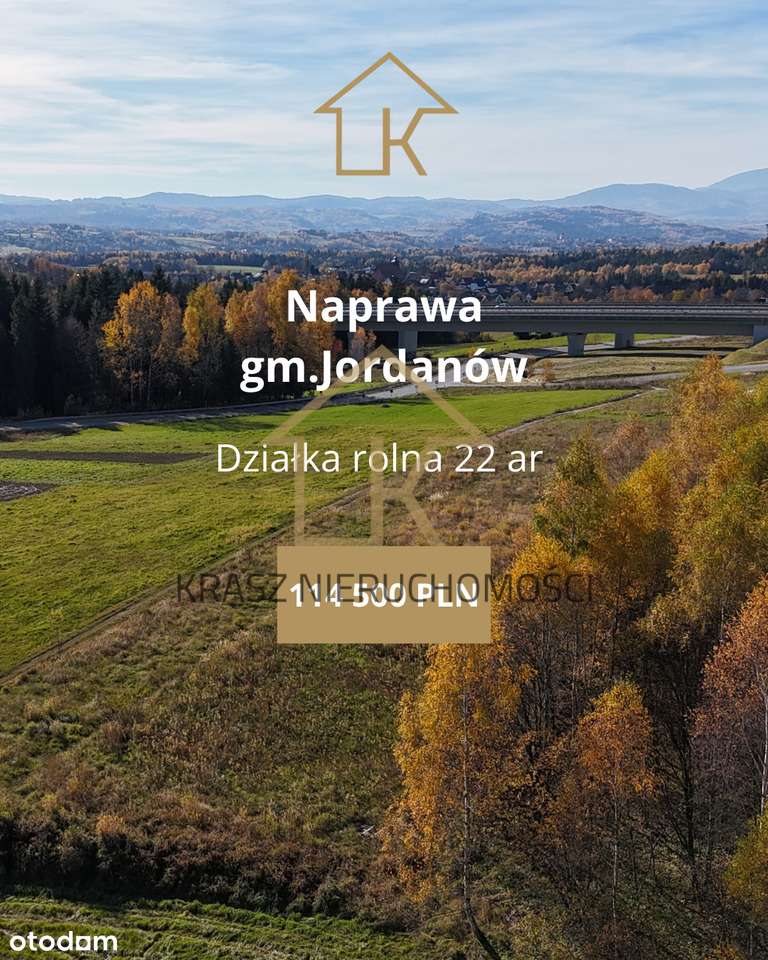 Widokowa działka rolna w Naprawie!-0