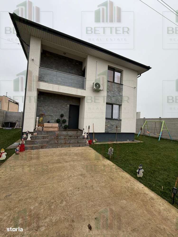 Casa modernă P+1, construcție 2025, teren generos In Comuna Berceni-15