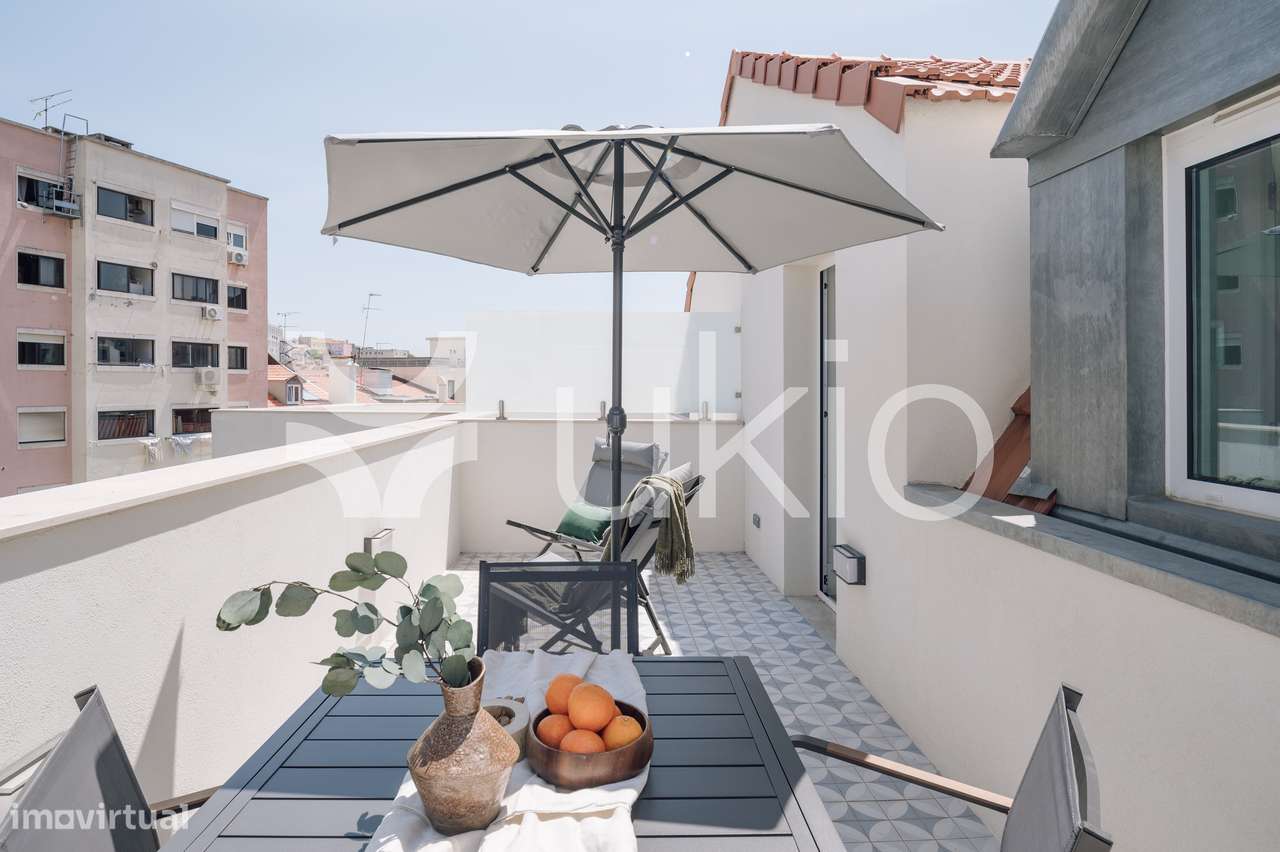 Apartamento T1 com terraço em Av. da Liberdade - Marquês de Pombal - Grande imagem: 5/22