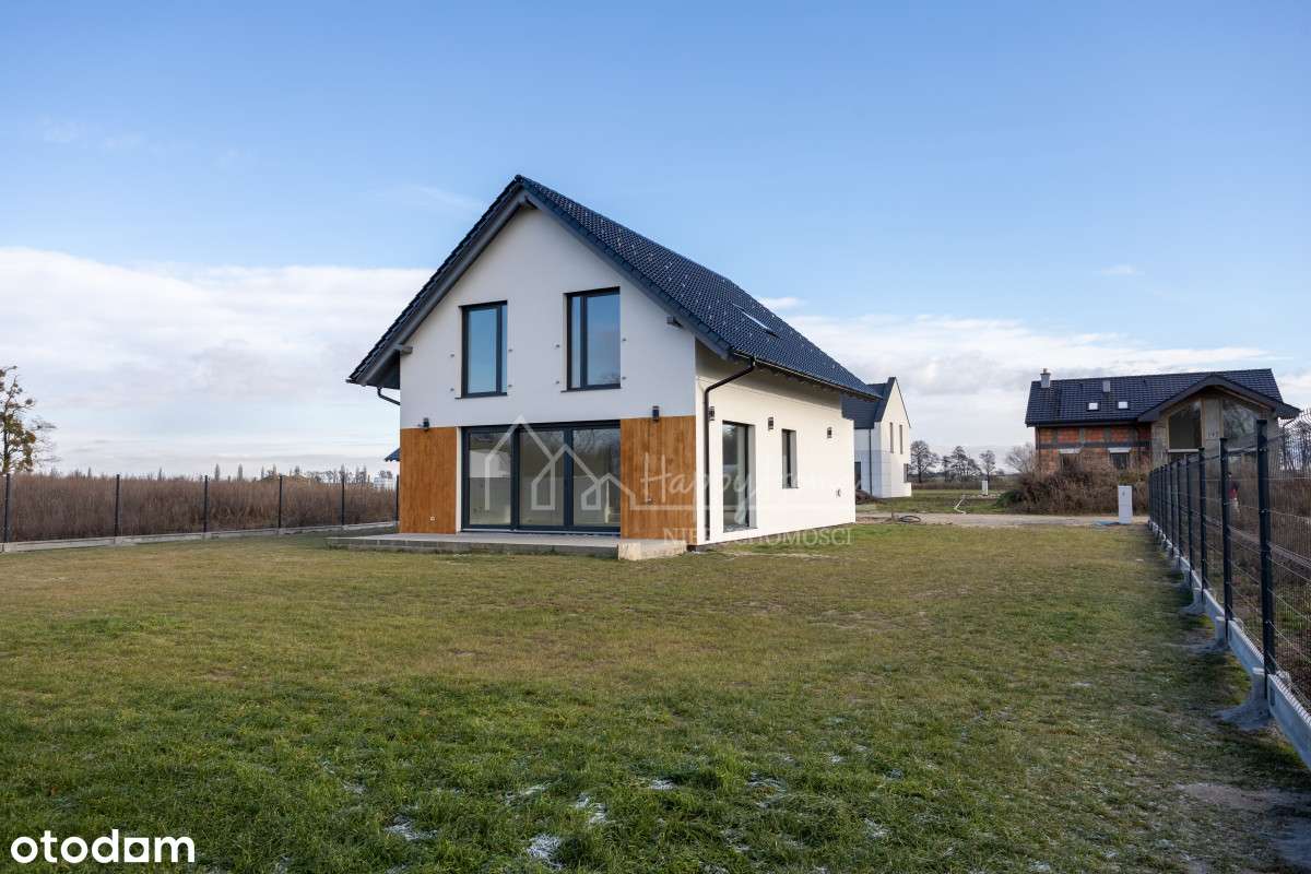 Nowoczesny dom wolnostojący w Kępie—Cicha okolica-19