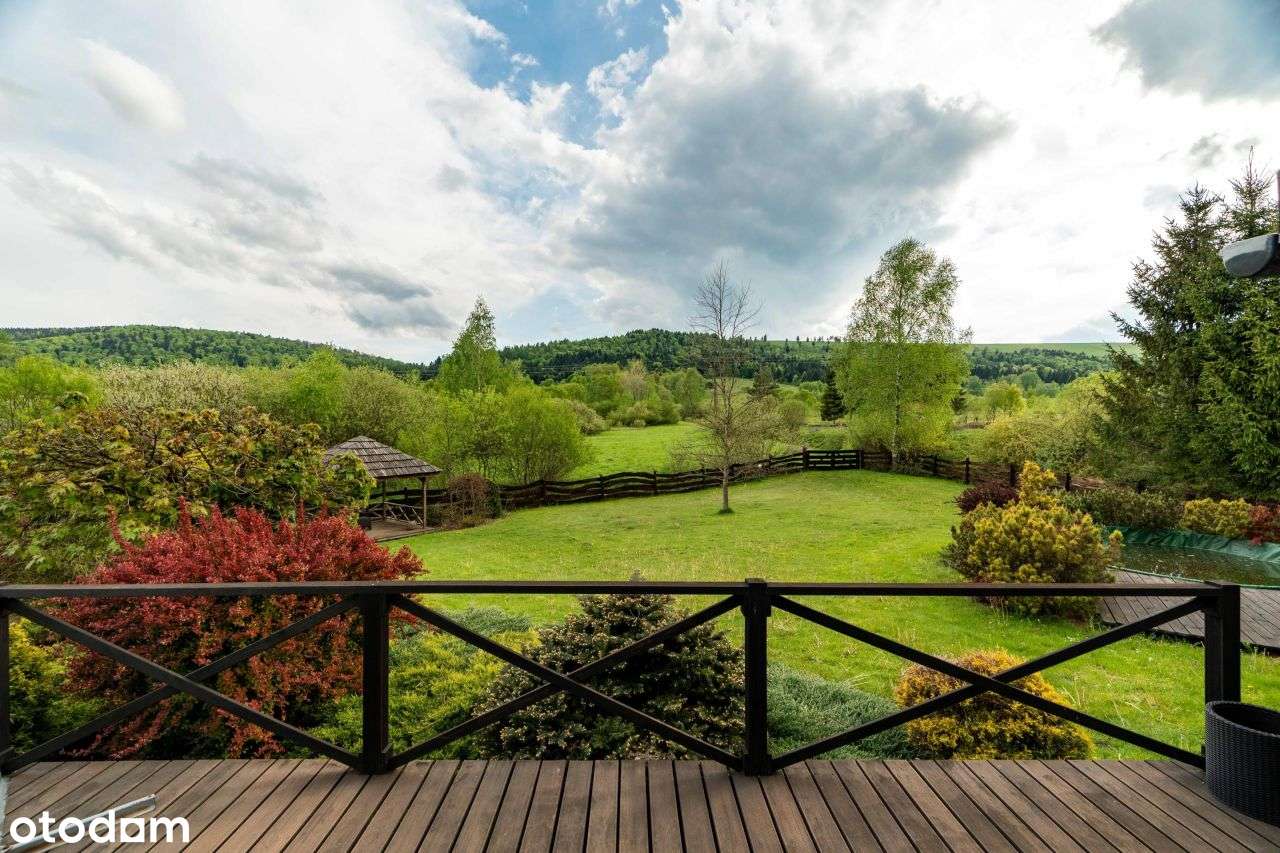 Wygodny dom. Działka 3,5ha. Staw.Las -Bieszczady-5