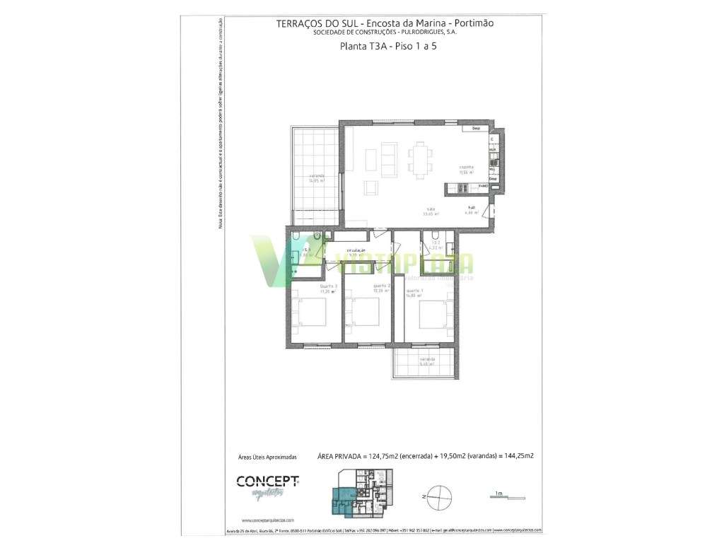 Apartamento T3 com piscina e garagem nos Terraços do Sul - Encosta ...-33