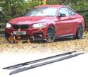 EXTENSÕES EMBALADEIRAS PARA BMW F22 F23 2014- LOOK M PERFORMANCE PRETO BRILHANTE - 1