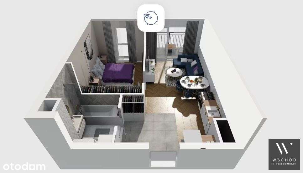 Komfortowe 2 pokoje + balkon | Promocja-3