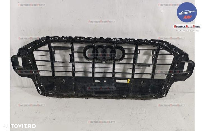 Grila Centrala originala Audi Q7 4M (facelift) 2019 2020 2021 2022 4m0853651 - 4