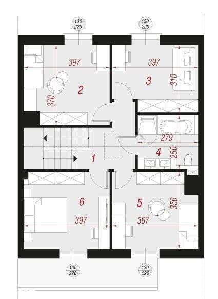 Dwa Ostatnie Domy Na Inwestycji, Beskidzka - Pełny obrazek: 4/6