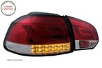 Stopuri LED VW Golf 6 VI Hatchback (2008-2013) Rosu Clar- livrare gratuita - 11
