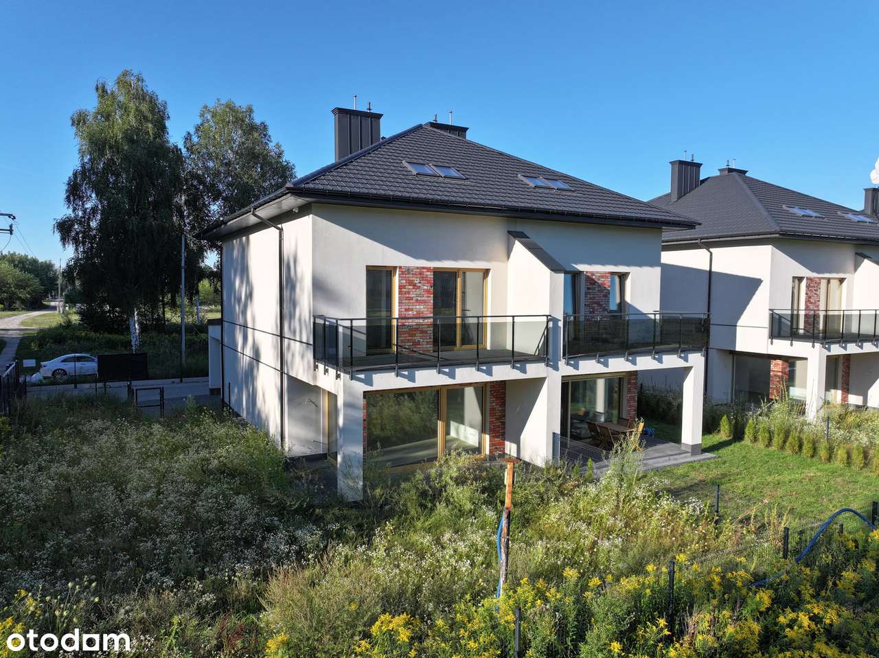 Bliźniak 140m2/z poddaszem 212m2 , ogród 110m2 Przy lesie OSTATNI-15