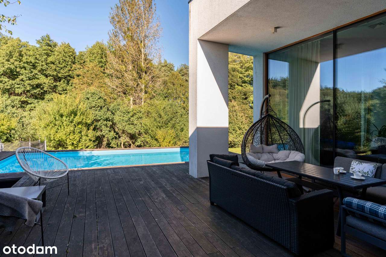 Dom z basenem przy najczystszym jeziorze w Polsce Kochowo / Powidz-12