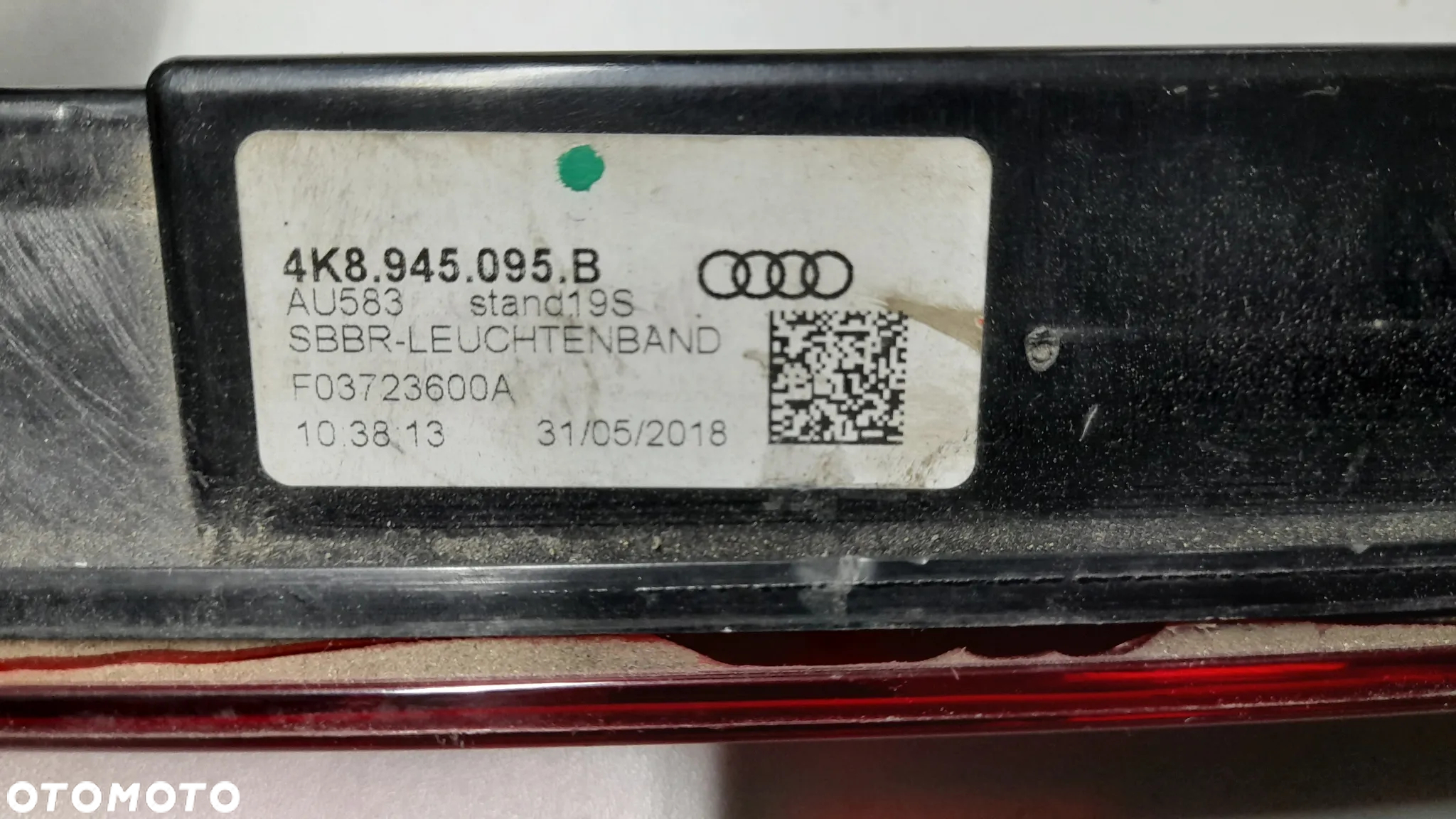 AUDI A7 C8 LAMPA TYLNA W KLAPĘ BLENDA 4K8945095B - 12