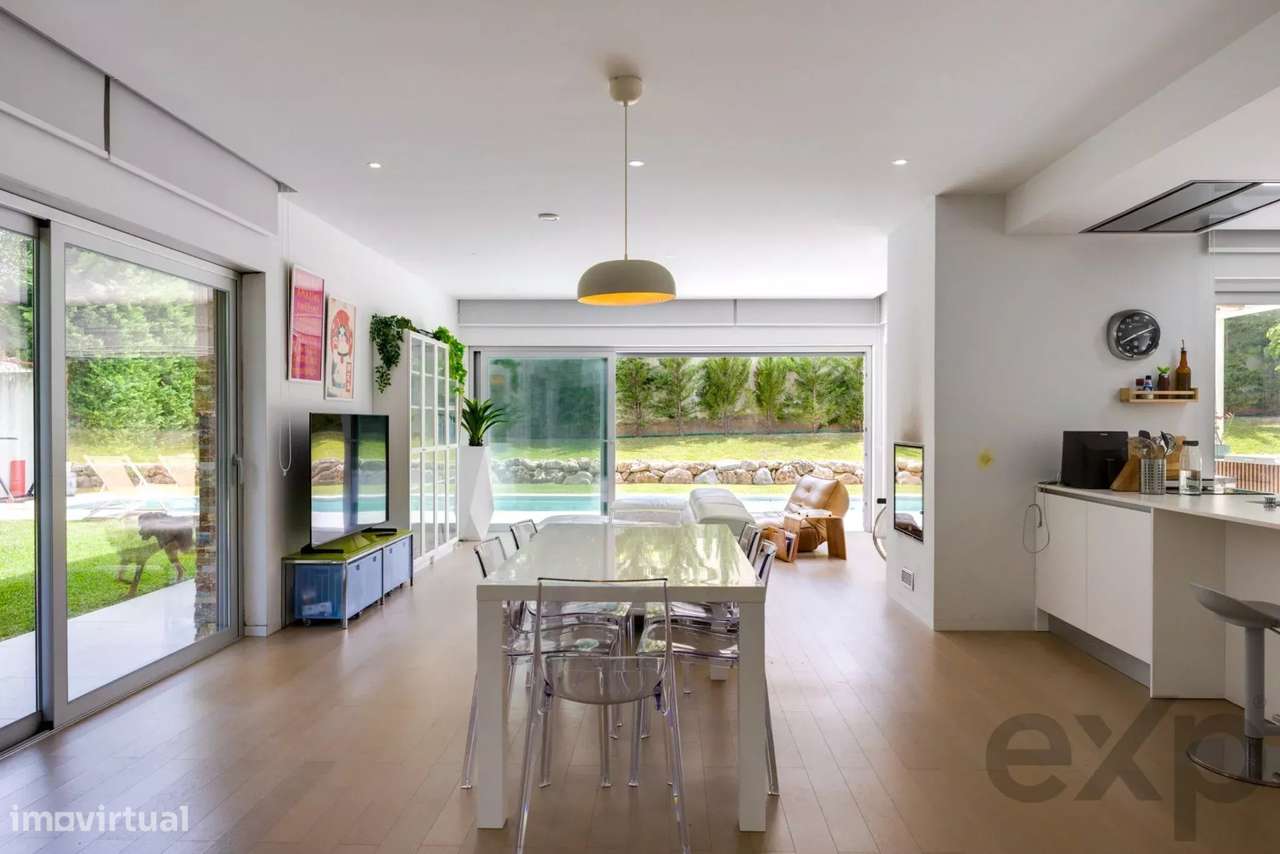Moradia T4 com Piscina Aquecida de 17,5m e Apartamento Independente em-7