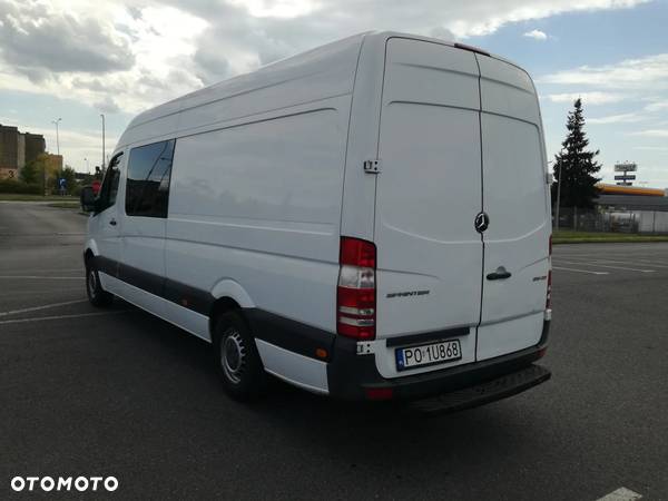 Mercedes-Benz SPRINTER MAXI 313 2015r Brygadówka 7 osób, 2,2 CDI ( 130KM) , CLIMATRONIC, TEMPOMAT, FA-VAT 23% , ZADBANY ZABUDOWA - 3