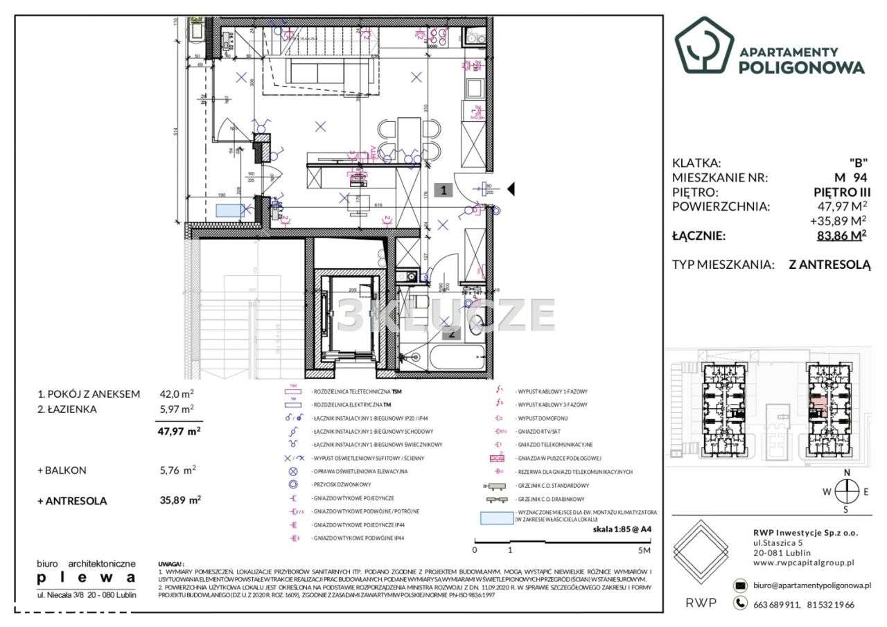 Dwupoziomowy apartament Poligonowa Promocja-2
