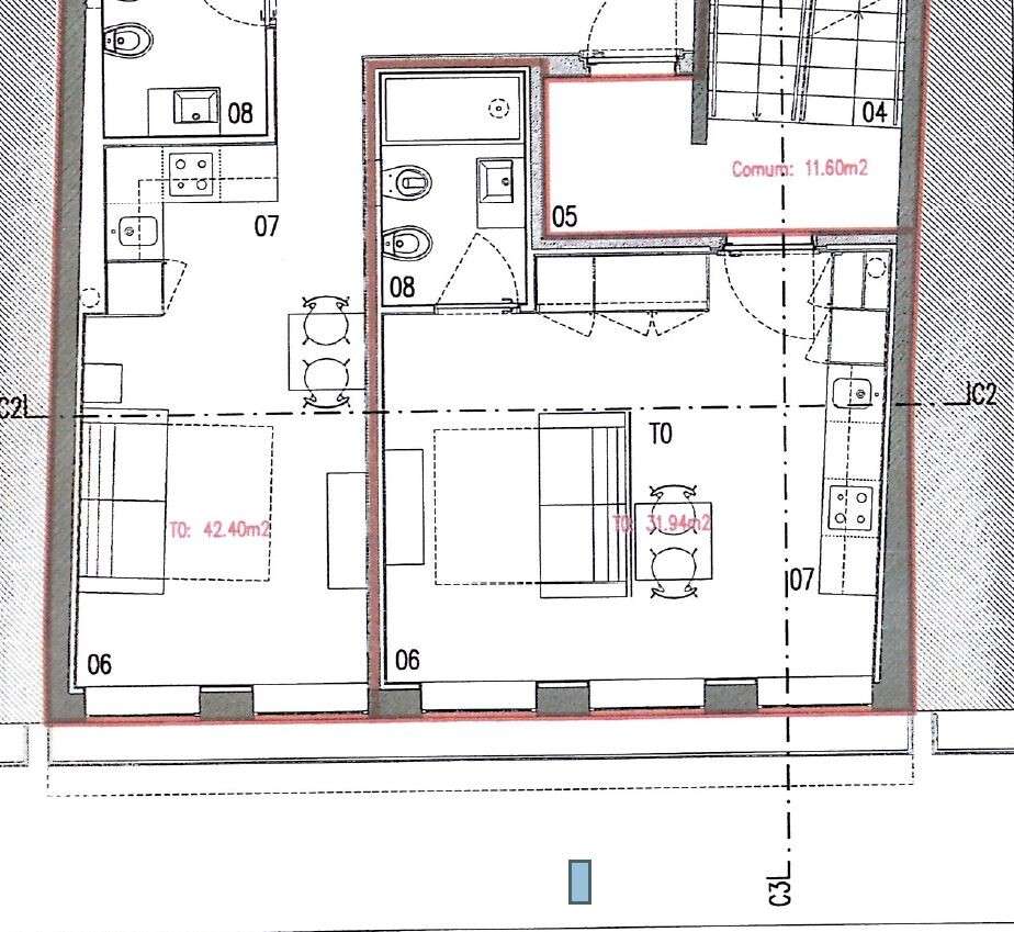 Apartamento T0 - Centro Histórico de Guimarães-26