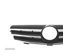 GRELHA FRONTAL SPORT PARA MERCEDES CLK W209 02- LOOK SPORT PRETO CROMADO - 2