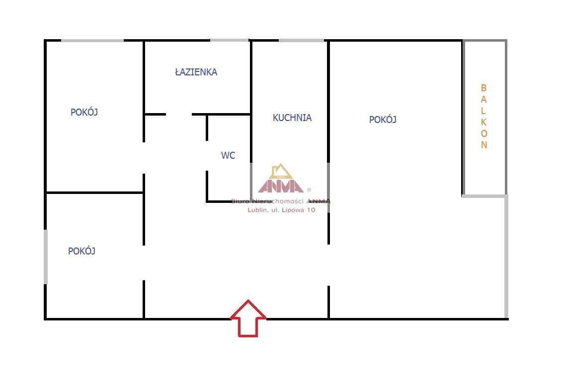 3 pokoje przy Uniwersytecie Przyrodniczym-15