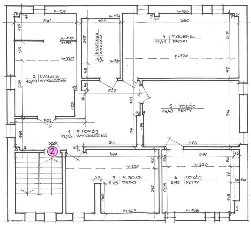 Dwupokojowe mieszkanie w Morągu przy Dworcowej blisko stacji PKP i PKS-7