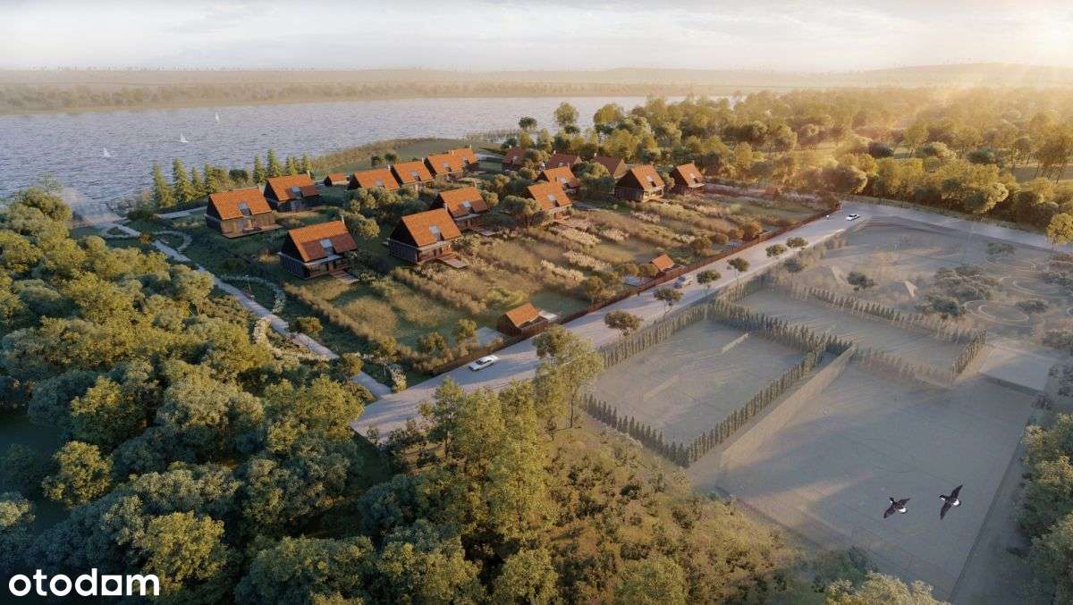 Grunt z linią brzegową oraz pozwoleniem na budowę-0