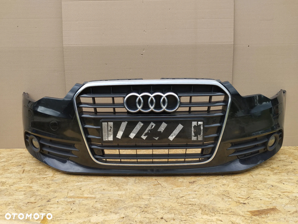 Audi A6 C7 11-14r zderzak przód przedni Grill PDC LY9B - 1