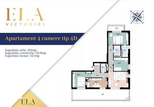 Apartament 4 camere Tip 4D