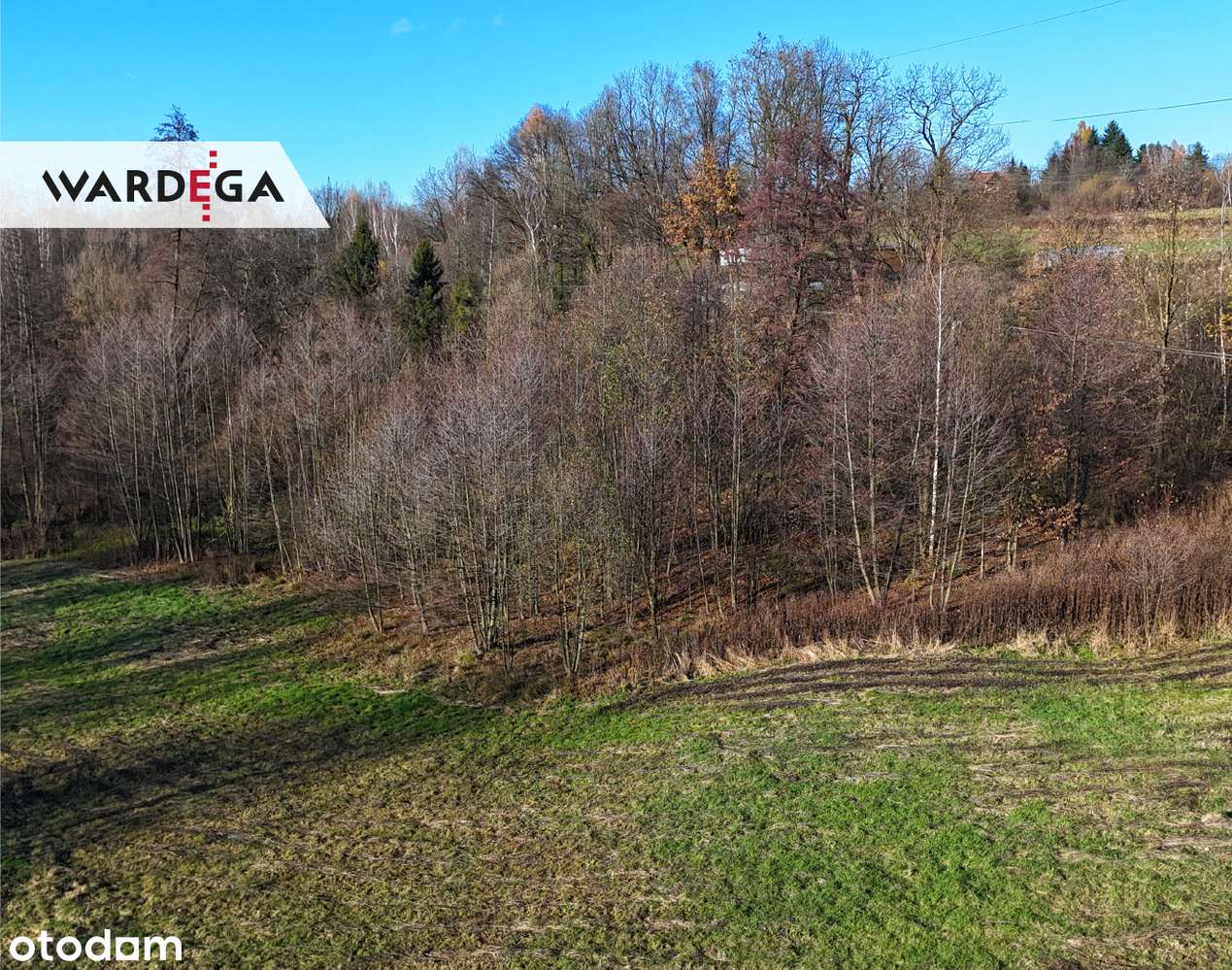 Działka rolno-budowlana 72 a – Włosań - Pełny obrazek: 4/8