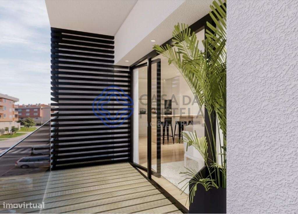 T2 um  com  terraço para momentos de convívio. - Grande imagem: 4/14