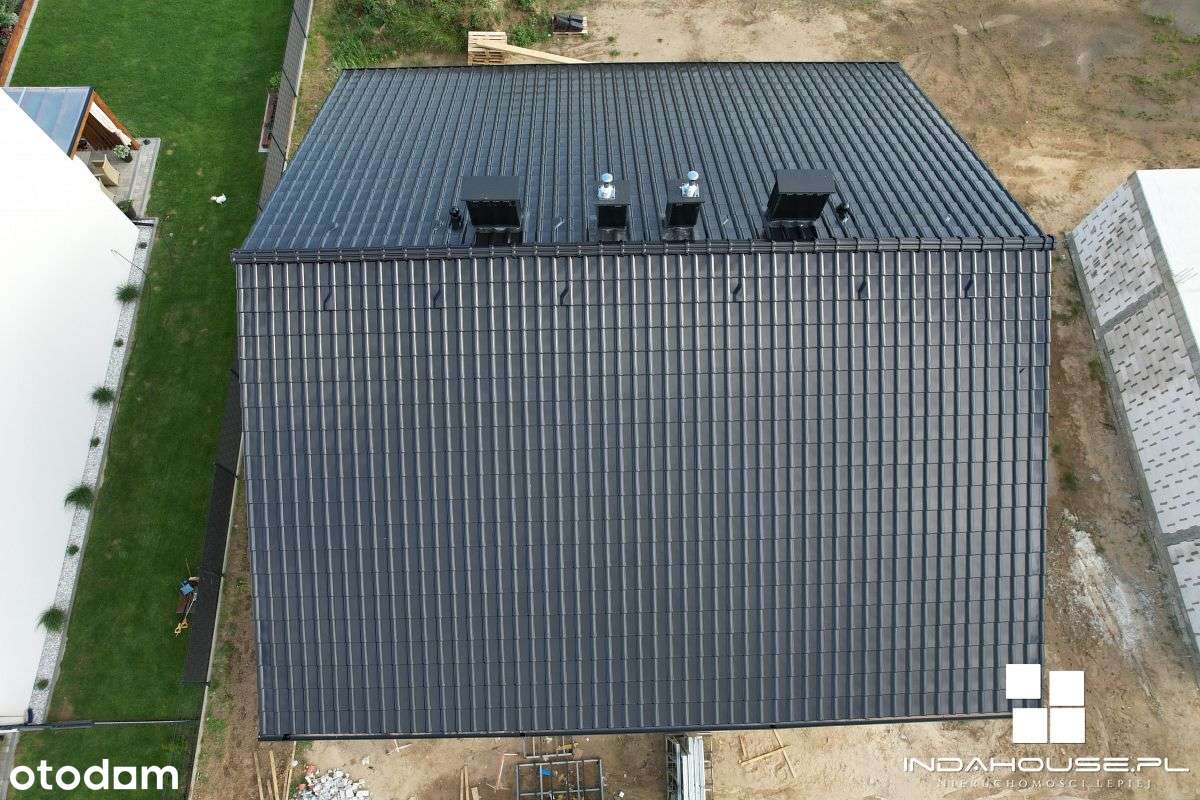 Nowy dom, bliźniak stan deweloperski. Nowe Bielice-16