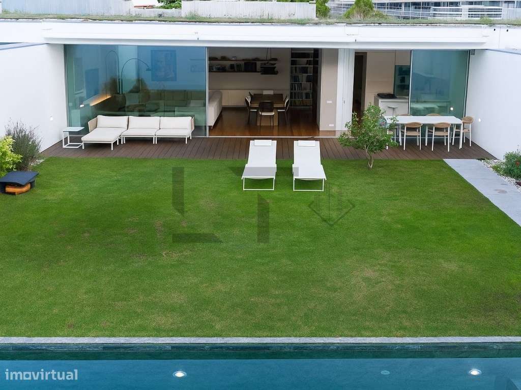 Moradia T4 com Jardim e Piscina Privada para Venda no Paço do Lumia...-4