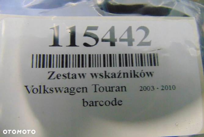 VOLKSWAGEN TOURAN 1.9 TDI LICZNIK 1T0920862F - 7