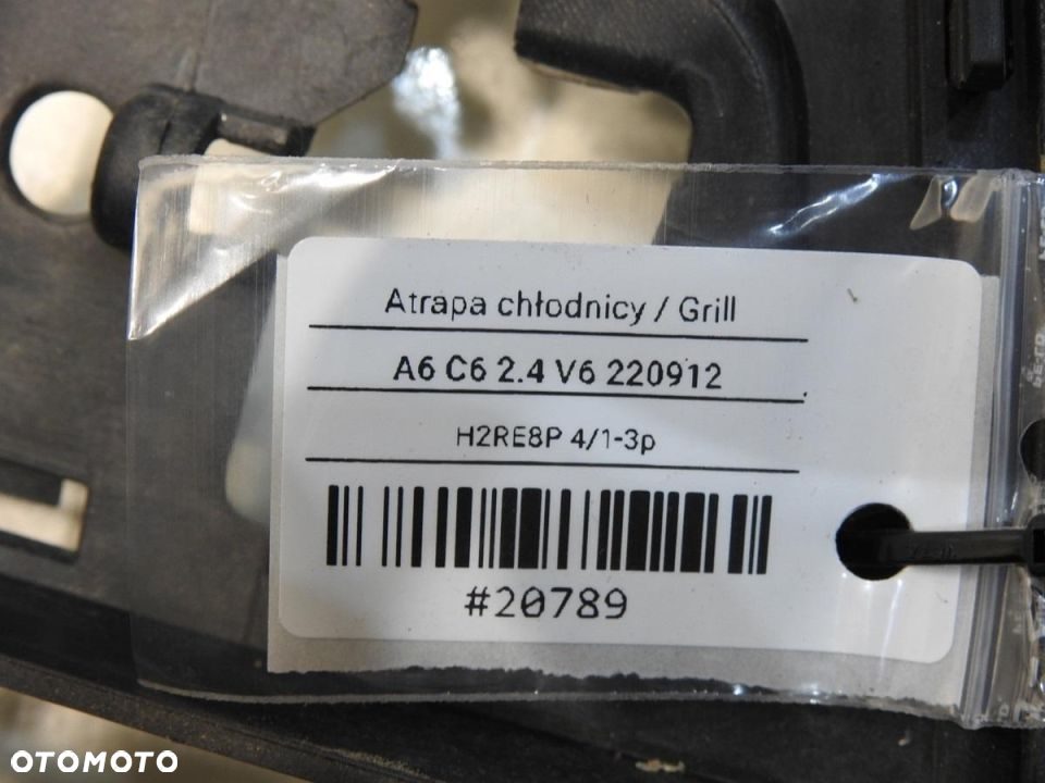 GRILL ATRAPA AUDI A6 C6 4F0853651 - 7