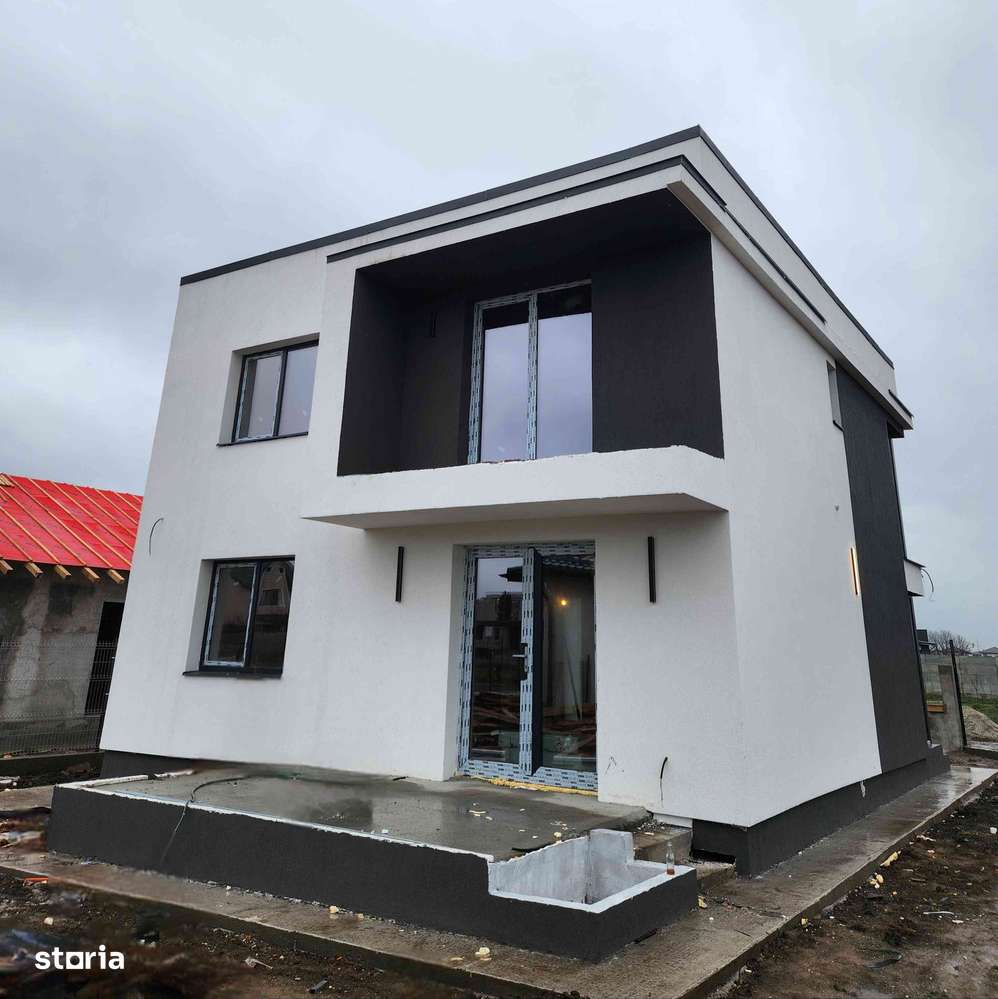 Casă P+1E în Comuna Berceni –  4 camere, 3 băi | Izolatie 15cm - Imagine principală: 3/4