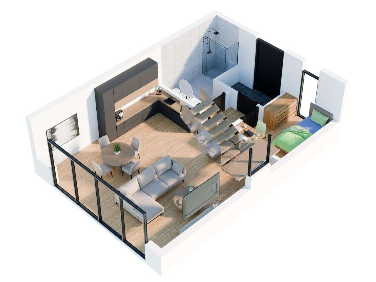 Nowoczesny bliźniak 101 m² w Libertowie | Stan sur-3