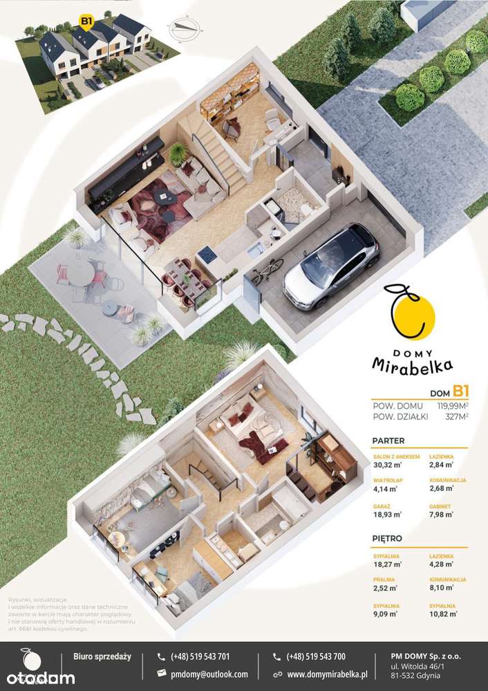 Dom bliźniak z ogrodem - NOWA CENA - OSTATNI DOM W SPRZEDAŻY - Pełny obrazek: 5/16