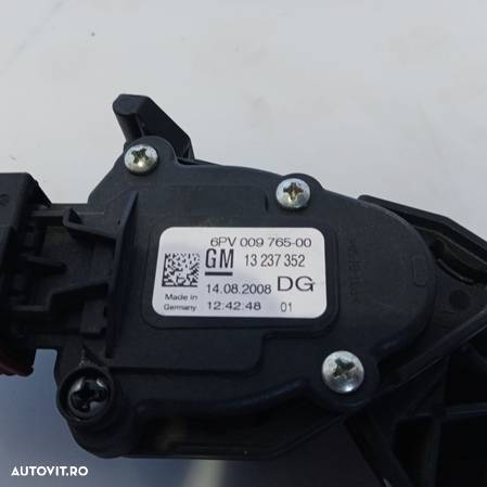 Pedala acceleratie Chevrolet / Opel / SAAB - 6PV 009 765-00 - 13 237 352 - 4