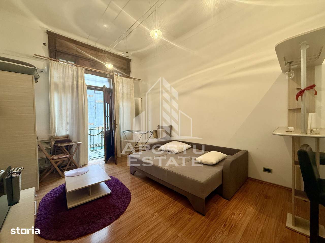 Apartament o camera, 30mp, balcon deschis, Ultracentral - Imagine principală: 4/9