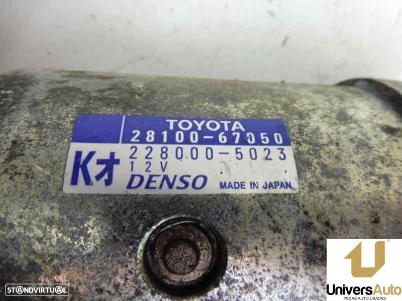 MOTOR ARRANQUE TOYOTA LAND CRUISER PRADO 2010 -2810067050 - 3