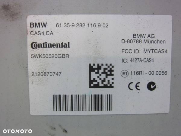 BMW X3 3.0 F25 N55 X4 F10 F30 KOMPUTER STEROWNIK SILNIKA KLUCZYK 7638781 - 5