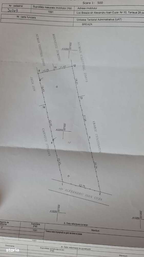 Teren intravilan Breaza str 1 mai/bucegi - Imagine principală: 5/5