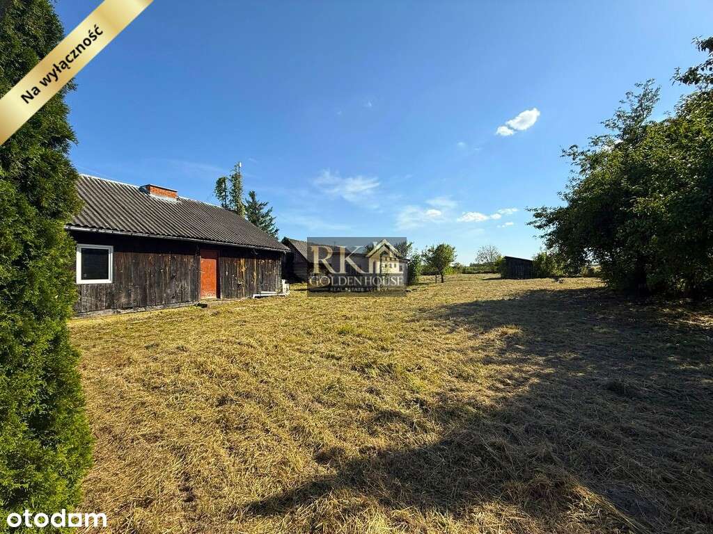 Rodzinny klimat: drewniany dom+duża działka –na weekendy i całorocznie-11